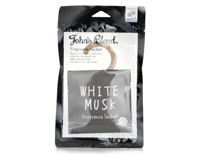 John's Blend Fragrance Sachet  White Musk 1pcs