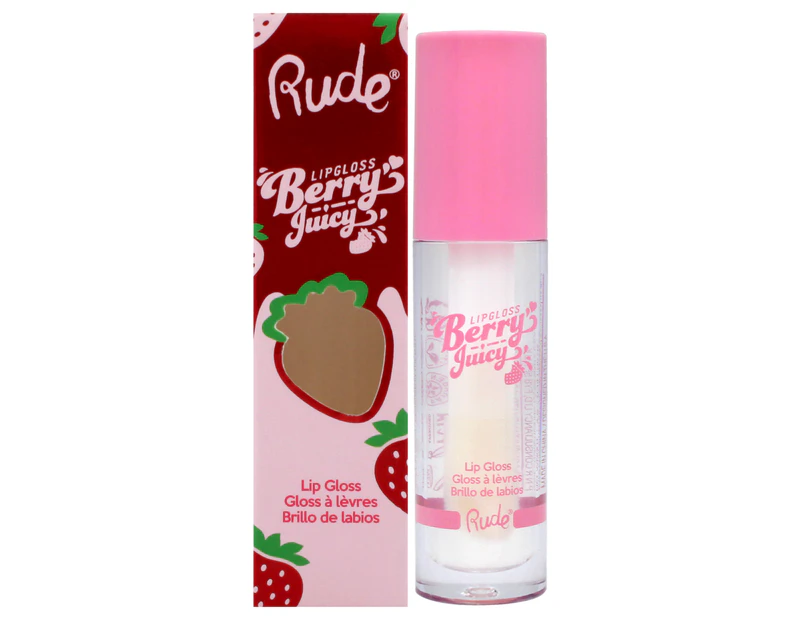 Berry Juicy Lip Gloss - 88401 Pure by Rude Cosmetics for Women - 0.141 oz Lip Gloss