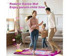 Dance Mat Gift for children Electronic Dance Pad Game Toy 5 Challenge Levels Christmas Birthday Gift -Purple