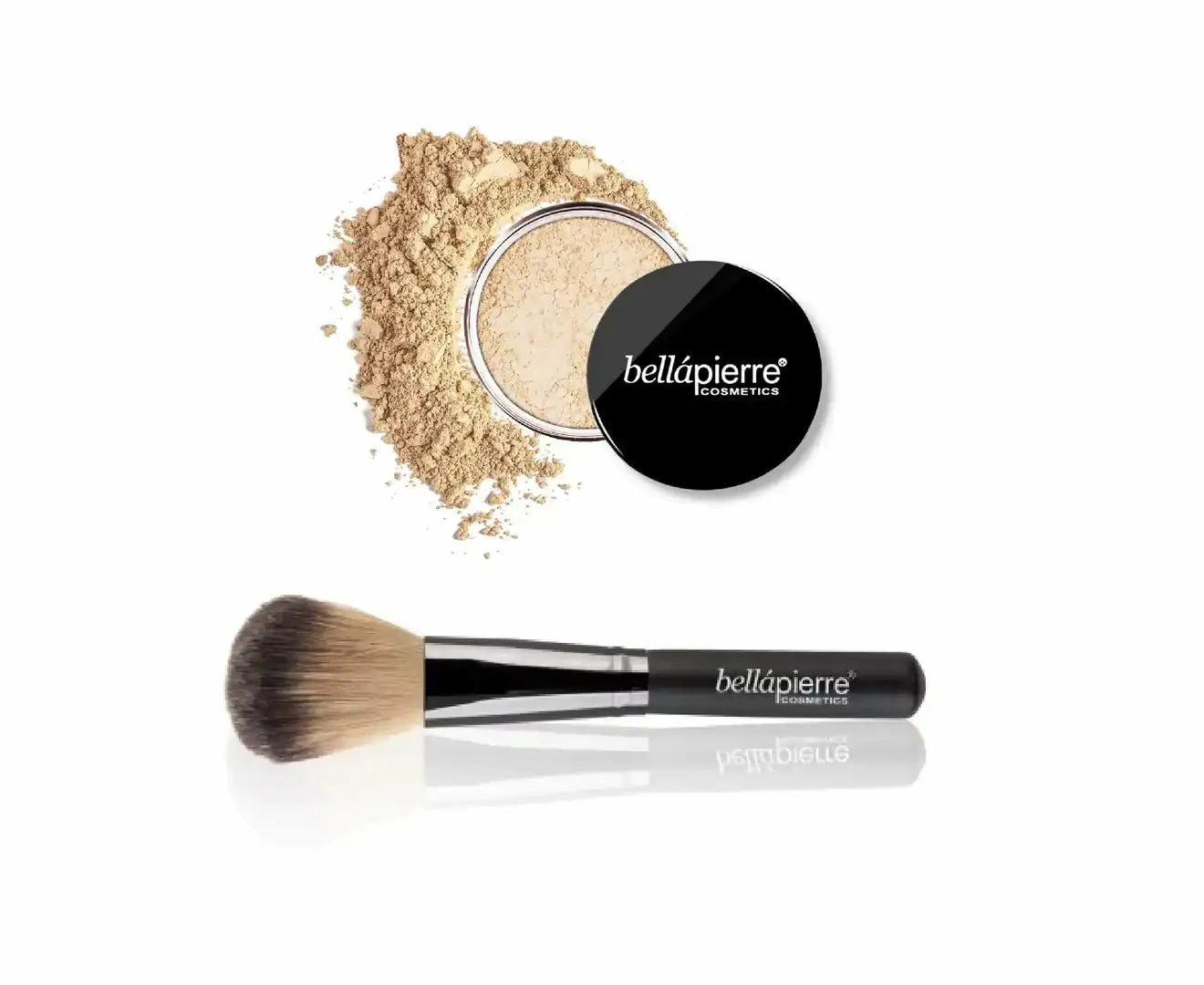 Bellapierre Mineral Foundation & Powder Dome Brush - Ivory