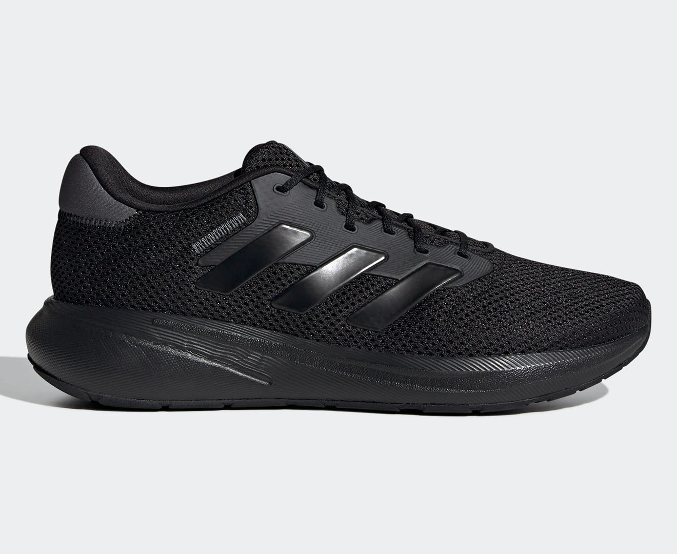 Adidas Unisex Response Running Shoes - Core Black/Carbon