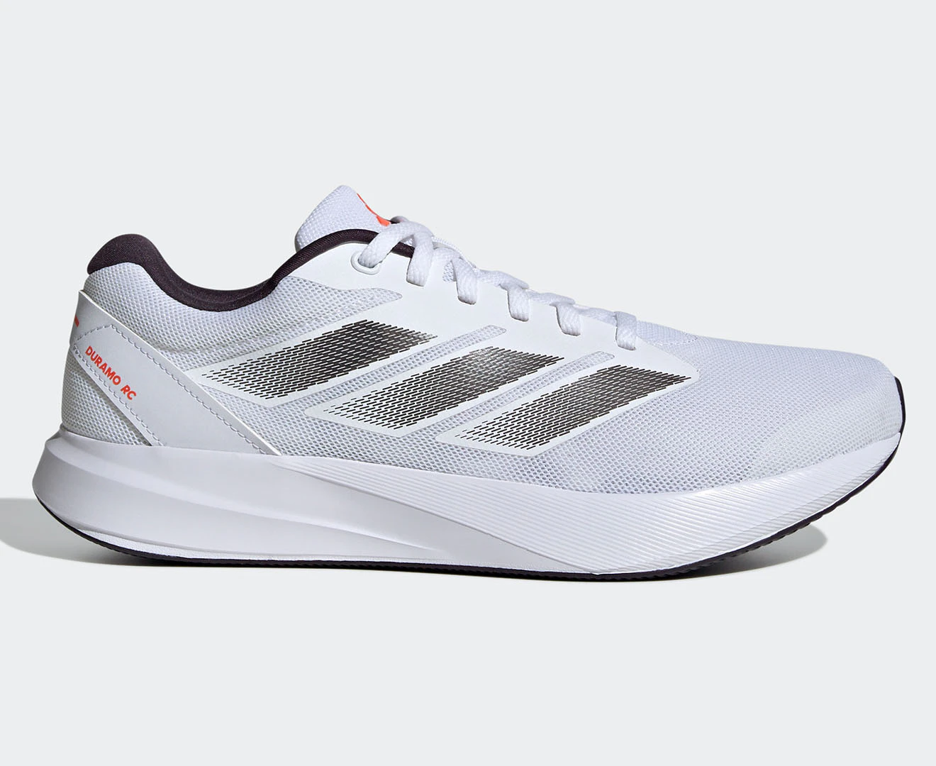 Adidas Unisex Duramo RC Running Shoes - Cloud White/Aurora Met./Solar Red