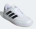 Adidas Women's Courtblock Sneakers - Cloud White/Core Black/Silver Metallic