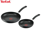 Tefal 2-Piece Specialty Hard Anodised Non-Stick Frypan Set