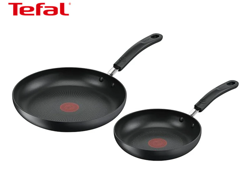 Tefal 2-Piece Specialty Hard Anodised Non-Stick Frypan Set