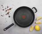 Tefal 30cm Specialty Hard Anodised Non-Stick Sauté Pan w/ Lid