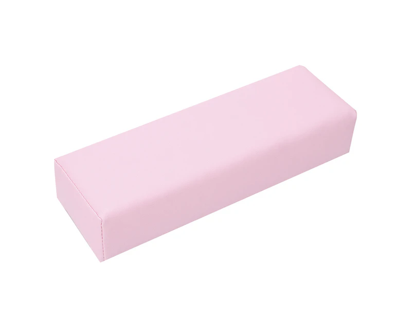 1 pcs Nail Art Hand Pillow Beauty Salon Soft Hand Arm Rest Holder Cushion Manicure Tool Pink(29 * 9.5 * 6.5cm)