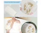 6 PCS Natural Loofahs, SPA Exfoliating Scrubber for Skin Care in Bath, Remove Dead Skin