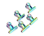 5pcs Stainless Curve C Nail Extension Clips Multifunctional Nail Art Accessories
