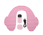 Electric Hip Trainer Remote Butt Muscle Stimulator Rechargeable Lifting Buttock TonerPink Stripe
