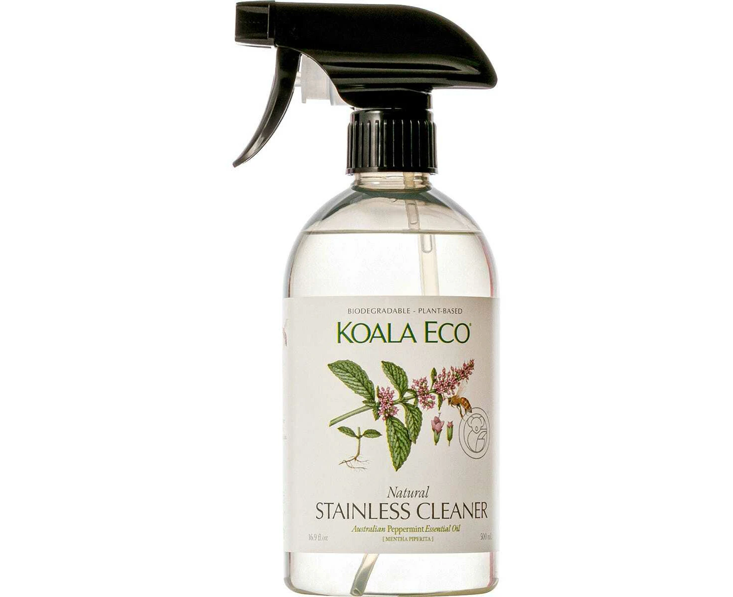 Koala Eco Natural & Biodegradable Stainless Cleaner With Peppermint 500 ml