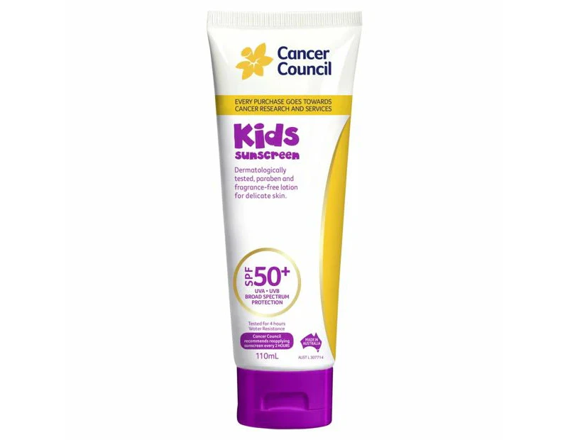 Cancer Council Kids SPF 50+ Sunscreen 110ml - Pink