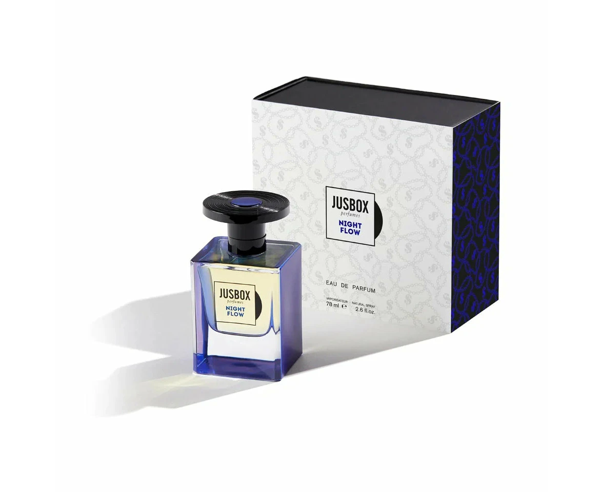 Night Flow 78ml EDP Spray for Unisex by Jusbox