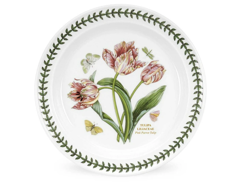 Portmeirion Botanic Garden - Dinner Plate - 26cm Pink Parrot Tulip - N/A