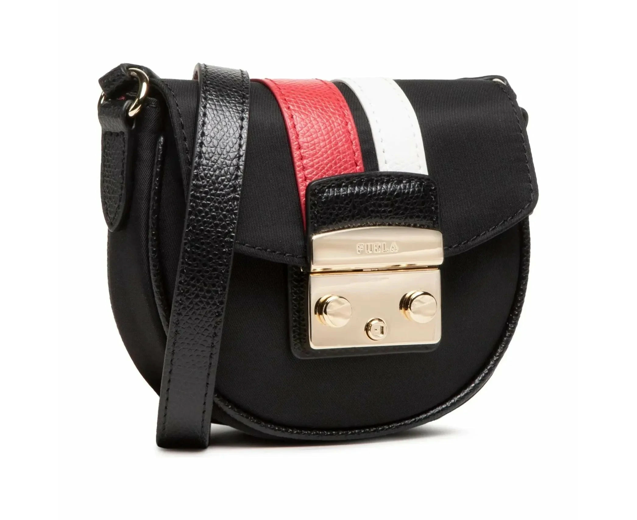 Furla Metropolis Micro Crossbody Bag - Nero Ruby Talco