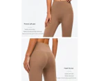High Waist Yoga Pants, Leggings for Women Tummy Control, Workout Leggings-Sweet Pink Orange