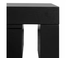 Katherine Extendable TV Entertainment Unit - Black Oak