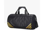 Gym Duffle Bag Waterproof Taekwondo Travel Duffel Bag Outdoor Large Size Black - Black+Gold