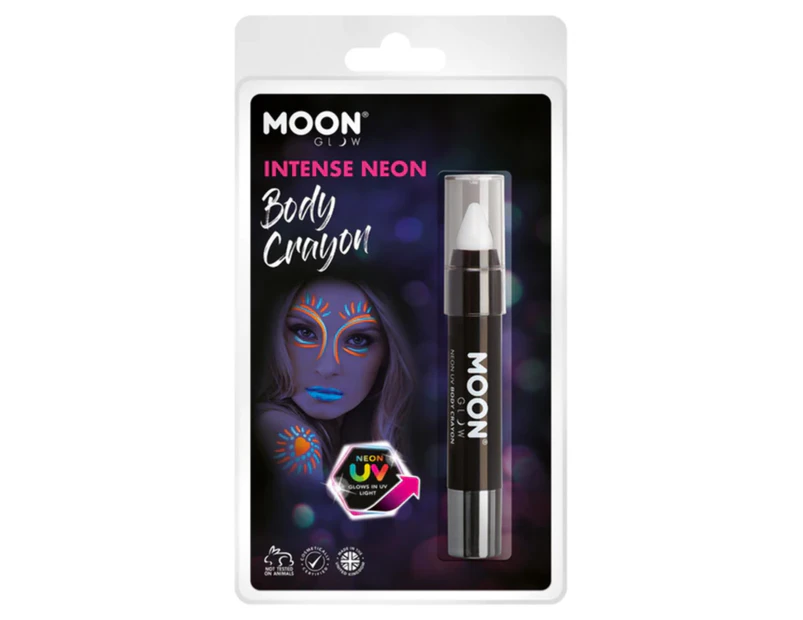 Moon Glow Intense Neon UV Body Crayon 3.2g White Size: One Size