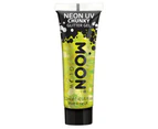 Moon Glow Neon UV Chunky Glitter Gel 12ml Yellow Size: One Size