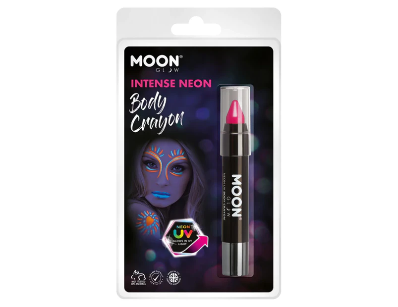 Moon Glow Intense Neon UV Body Crayon 3.2g Intense Pink Size: One Size