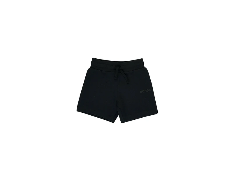 Boys 2 x Bonds Kids Tech Sweats Comfy School Shorts Nu Black - NU Black