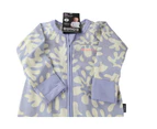 Unisex Baby & Toddler 3 x Bonds Baby 2-Way Zip Wondersuit Coverall Violet & White Cotton/Elastane - Violet & White Design