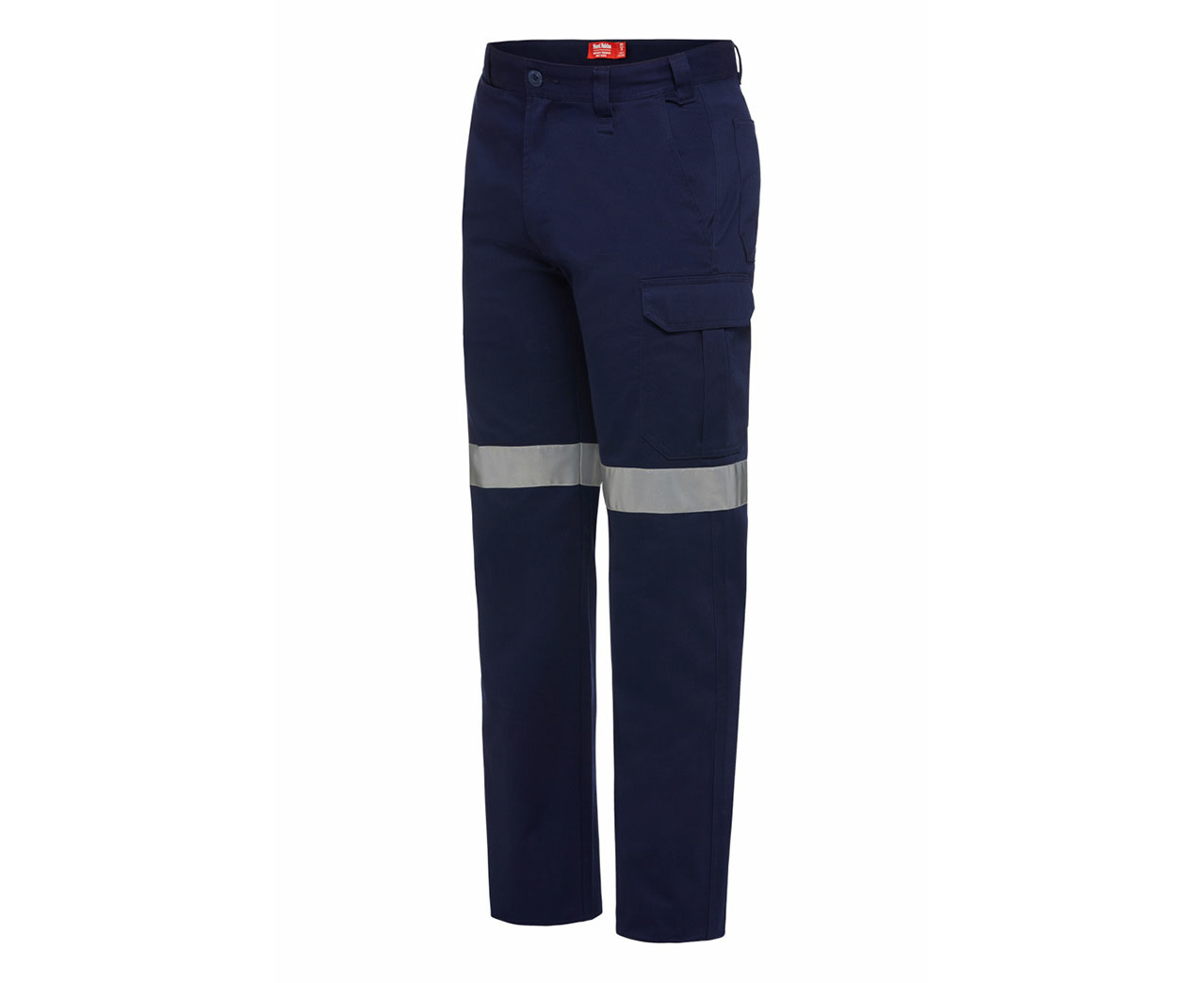 2 x Mens Hard Yakka Basic Drill Cargo Pant Cotton Navy Pants With Tape ...