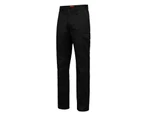2 x Mens Hard Yakka Core Basic Stretch Cargo Pant Workwear Black Y02597 Cotton/Elastane - Black