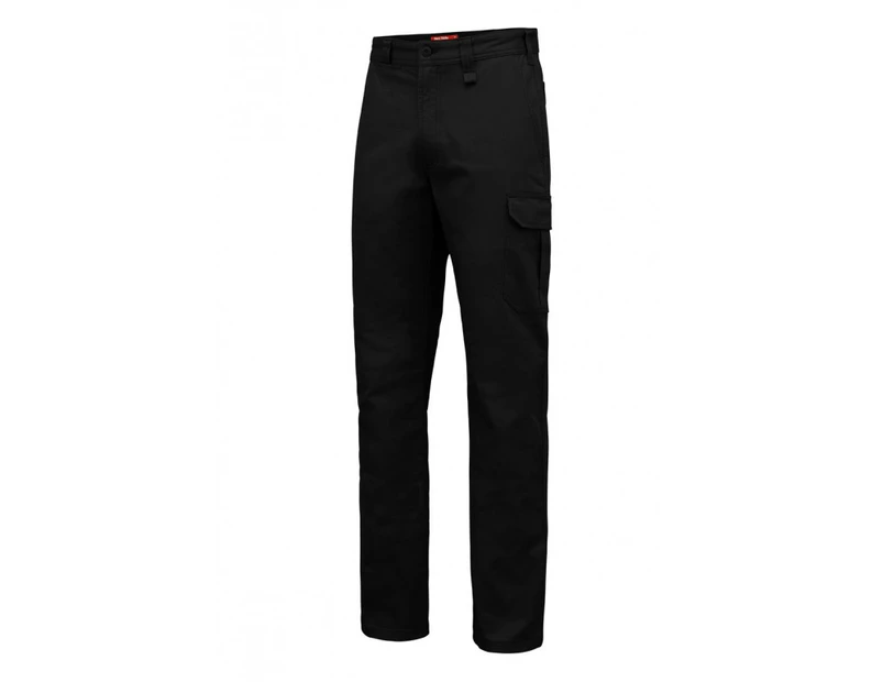 2 x Mens Hard Yakka Core Basic Stretch Cargo Pant Workwear Black Y02597 Cotton/Elastane - Black