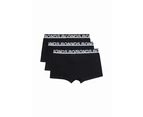 9 x Bonds Mens Everyday Trunks Underwear Black Cotton/Elastane - Black