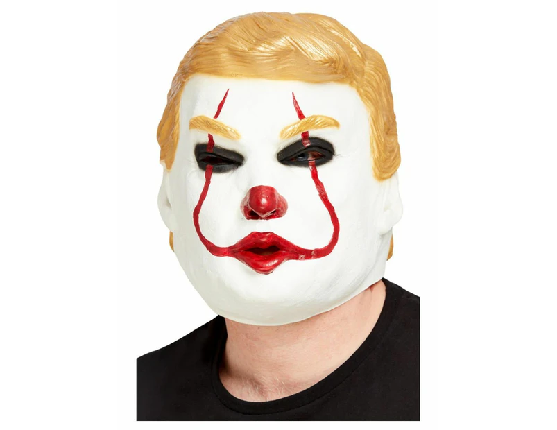 Clown Overhead Latex Mask Costume Accessory Size: One Size