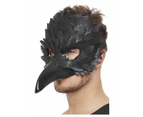 Raven Mask Costume Accessory SIze: One Size
