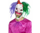 Kolorful Killer Klown Mask Costume Accessory Size: One Size Fits Most