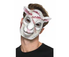 Evil Sheep Killer Mask Costume Accessory Size: One Size