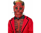 Day of the Dead Devil Child Mask Costume Accessory Size: One Size