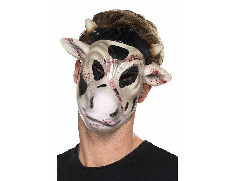 Evil Cow Killer Mask Costume Accessory Size: One Size