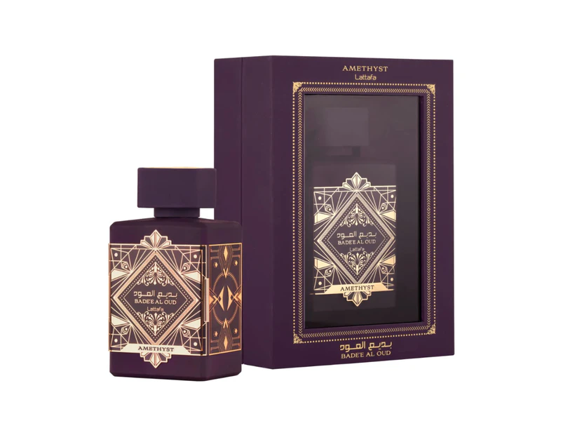 Bade'e Al Oud Amethyst 100ml Eau De Parfum by Lattafa for Unisex (Bottle)