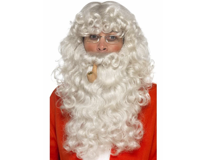 Deluxe Santa Dress Up Costume Accessory Set Size: One Size