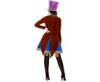 Alice In Wonderland Mad Hatter Miss Hatter Adult Costume Size: Extra Large