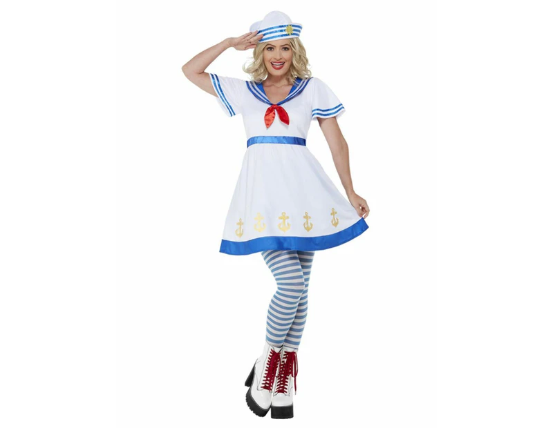 High Seas Sailor Adult Womens Costume Size: Medium