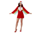 Parrot Hooded Dress Adult Costume Size: Extra Small