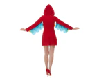 Parrot Hooded Dress Adult Costume Size: Extra Small