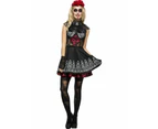 Day of the Dead Adult Costume Size: Extra Small
