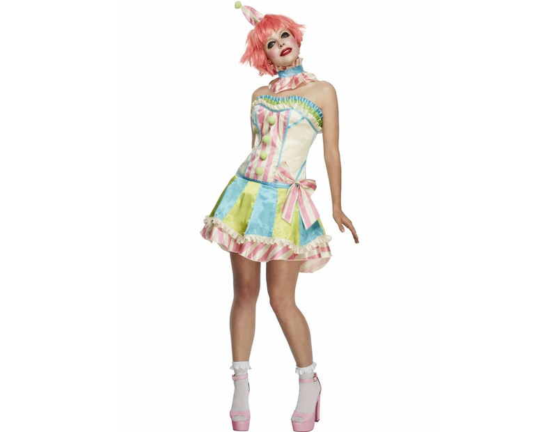Vintage Clown Adult Costume Size: Small