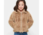 Target Faux Fur Coat - Neutral