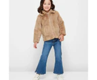 Target Faux Fur Coat - Neutral