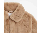 Target Faux Fur Coat - Neutral