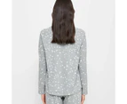 Target Long Sleeve Print Jersey Sleep Top - Grey