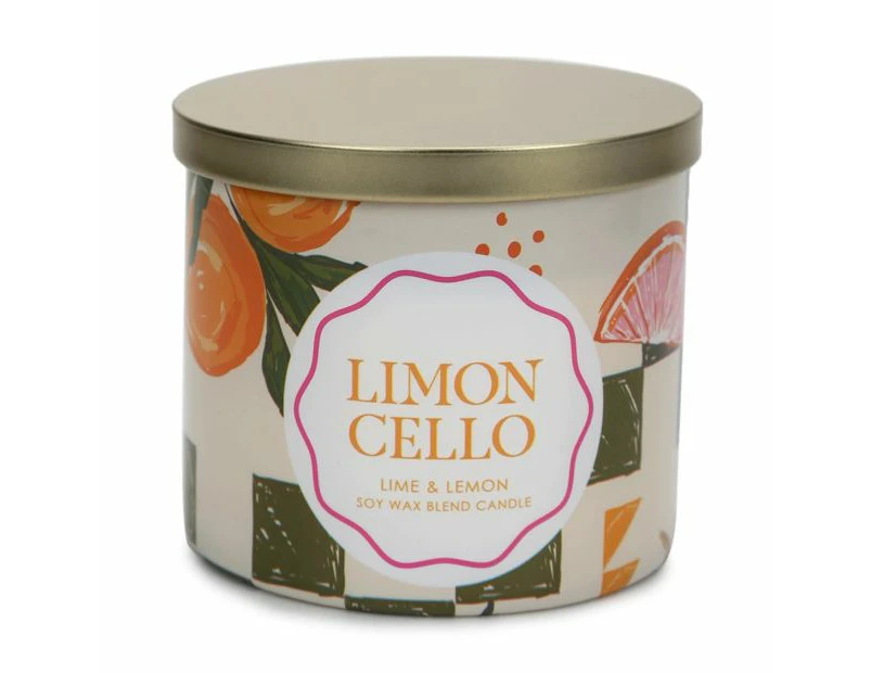 Limoncello Graphic Candle - Anko - Multi